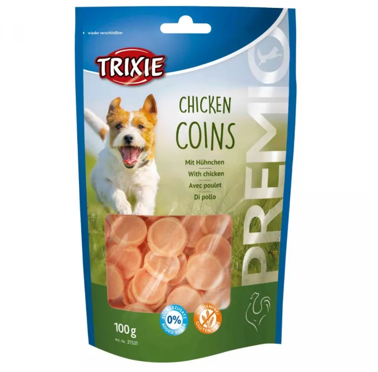 31531 Ласощі для собак Trixie Premio Chicken Coins курка 100г