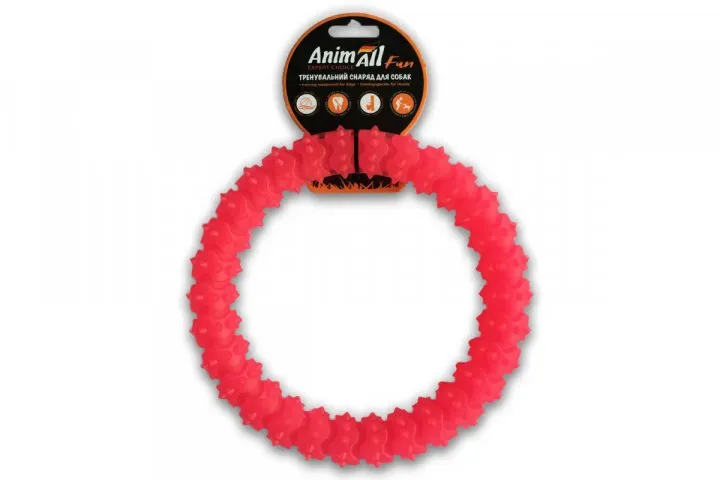 AnimAll Fun 88158 "Кільце з шипами" 20 см КОРАЛОВЕ