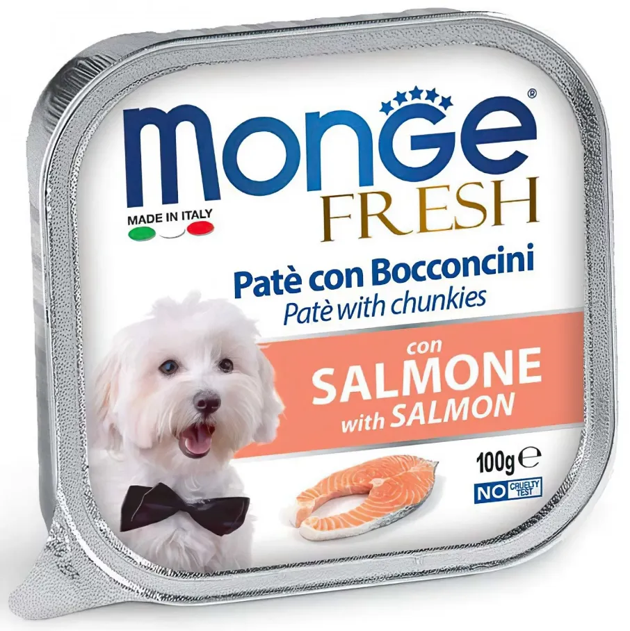 MONGE Fresh Salmon Консервований корм для собак, лосось 100г