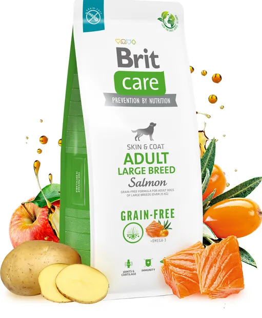 Brit Care GF Adult Large Breed Salmon Лосось (для собак вел. порід) 3кг