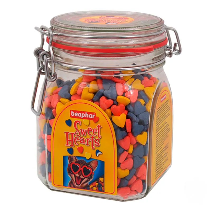 Sweet Hearts вітамінізовані ласощі у вигляді сердечок скло/1500шт 10675