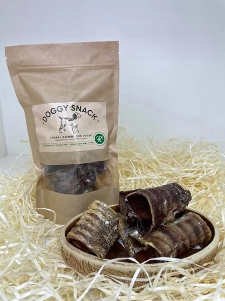DOGGY SNACK Трахея яловича 80гр.