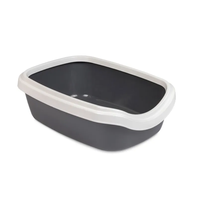 Туалет для котів  Comfort М 41*30*13,5 Сірий