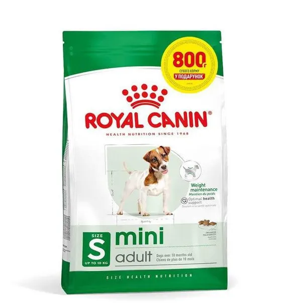 Royal Canin, Mini Adult 3.2+800кг