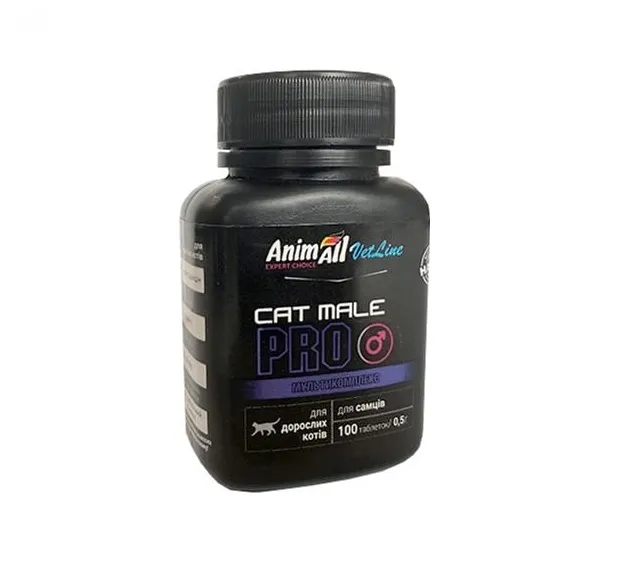 AnimAll VetLine Cat Male Pro для дорослих котів 0.5гх100таб. 5539