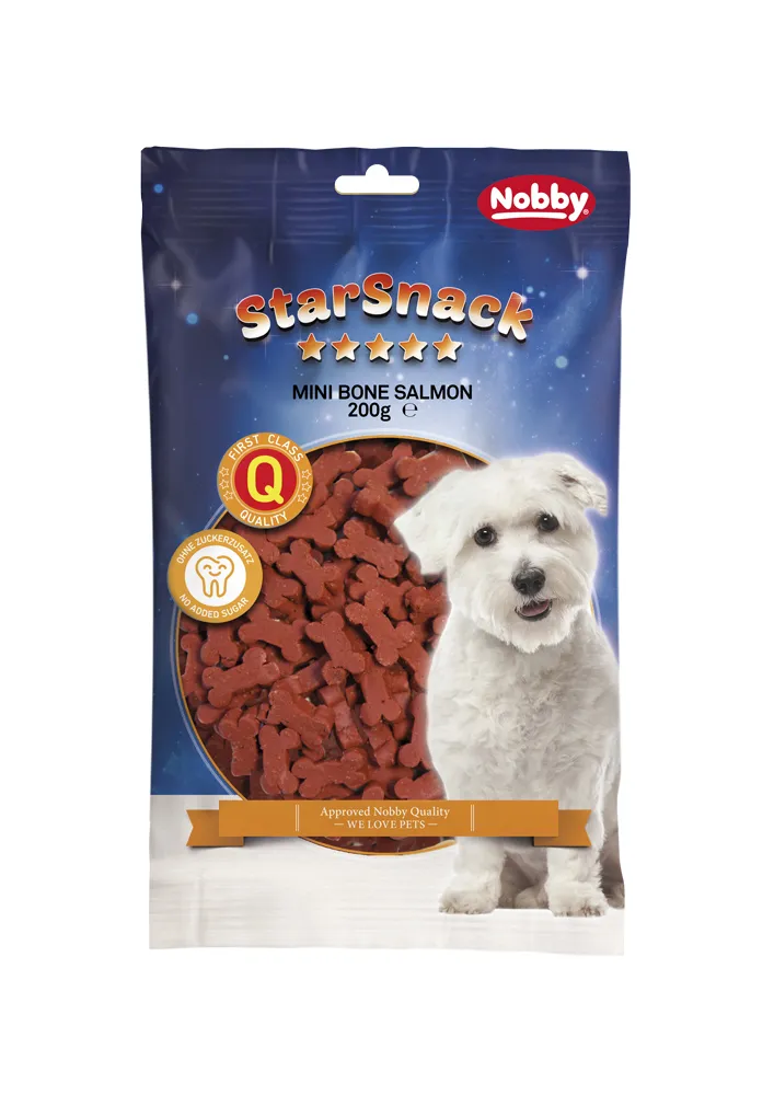 Nobby STARSNACK Міні кісточки для тренування (лосось), 200 г