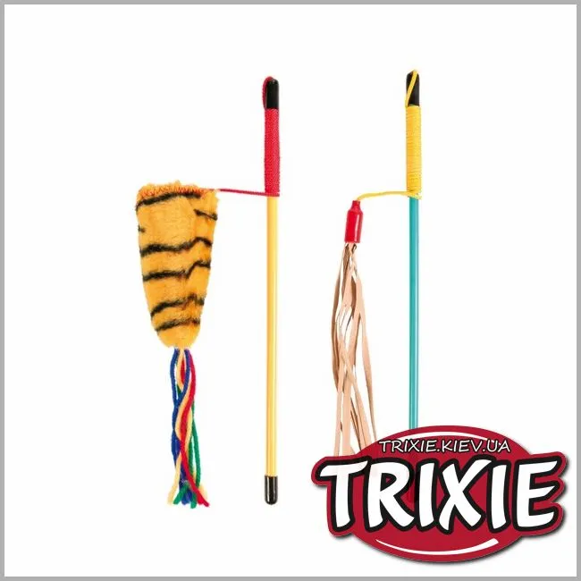 Trixie вудочки дражнилки набір, 2 шт, 25 см