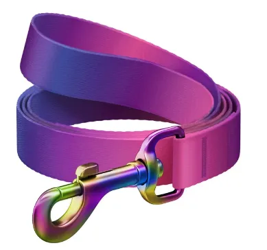 46629 Повідець WAUDOG Nylon Recycled градієнт S Ш 15мм Д 122см фіолетовий