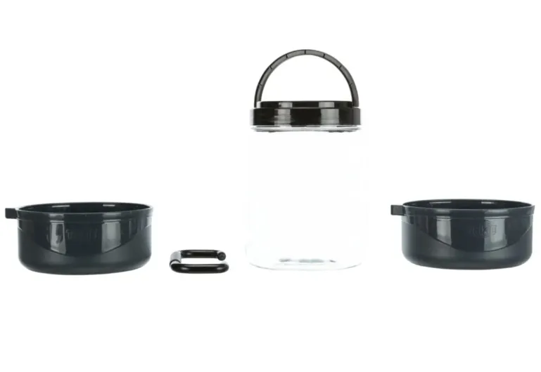 2491 Бокс для їжі з мисками дорожній Trixie Travel Set 2 миски*750мл/1 миска для води 2л