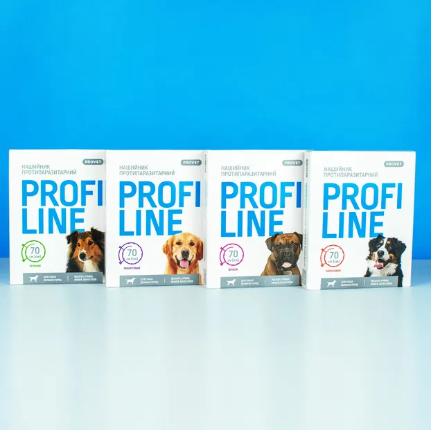 Нашийник ProVET Profi Line протипаразитарний для собак 70см колір в асорт.