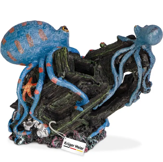 Декорація "Скарби восьминога" Kruger Octopus Treasure 14*5.5*11.5см КМ151012