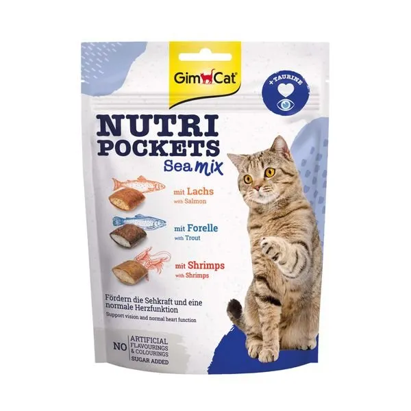 Nutri Pockets для котів Морський мікс 150г (G-419176/419268)