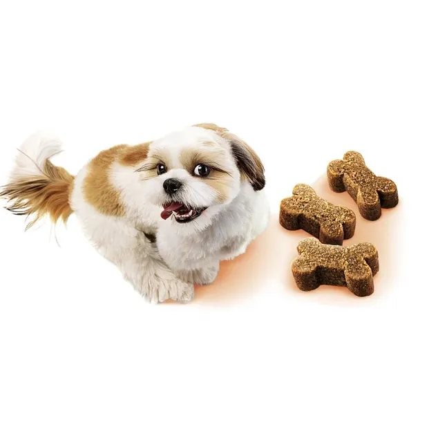 Ласощі Brit Care Mini Treats Think для собак малих порід, для підтримки розумових здібностей, з індичкою, смак арахісового масла 50г