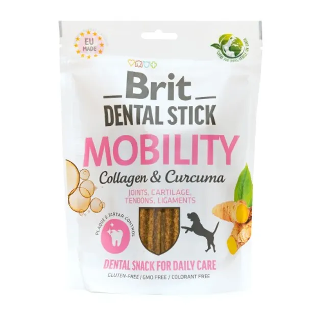 Brit Dental Stick Mobility (колаген з куркумою для собак) 251г