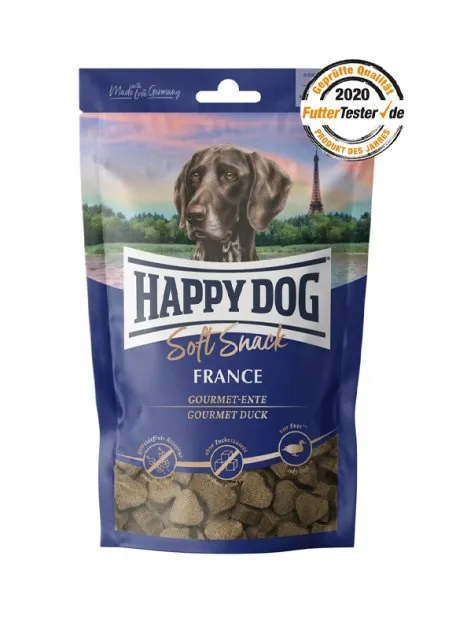 60686 Happy Dog Soft Snack France 100g м'які закуски для собак середніх та великих порід з качкою