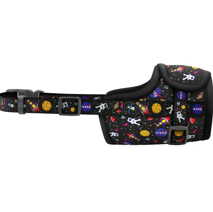 5389 Намордник WAUDOG Nylon малюнок "NASA", пласт. фастекс №2 О 19-26см