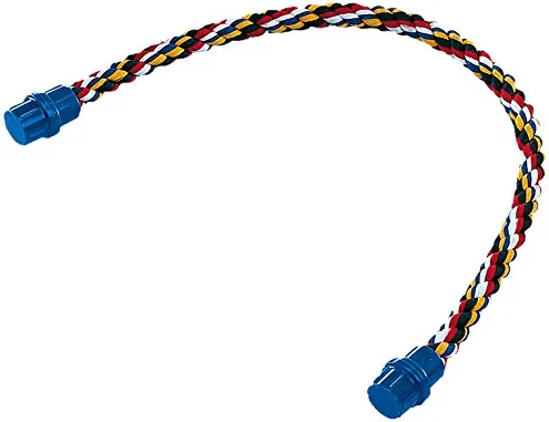 31351 Іграшка для папуг Канат кольоровий 60*2см