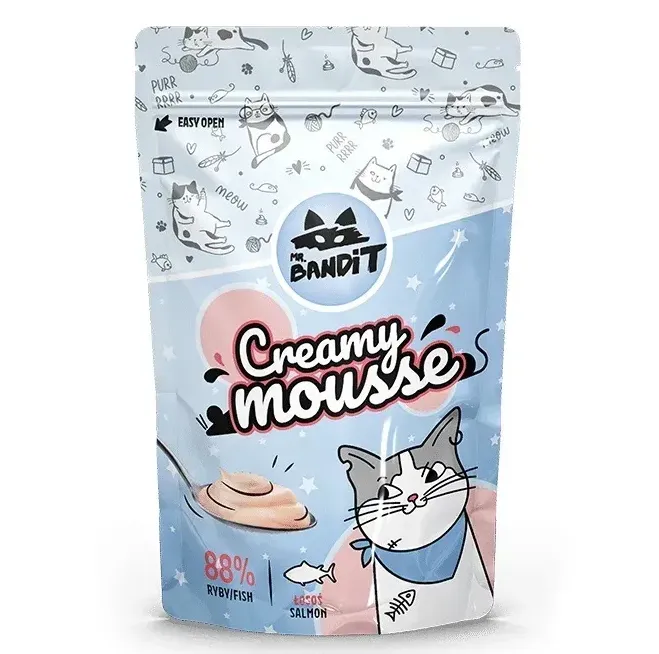 Mr. Bandit Вершковий мус лосось 6*10г 209701