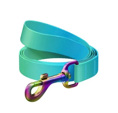 46622 Повідець WAUDOG Nylon Recycled градієнт S Ш 15мм Д 122см блакитний