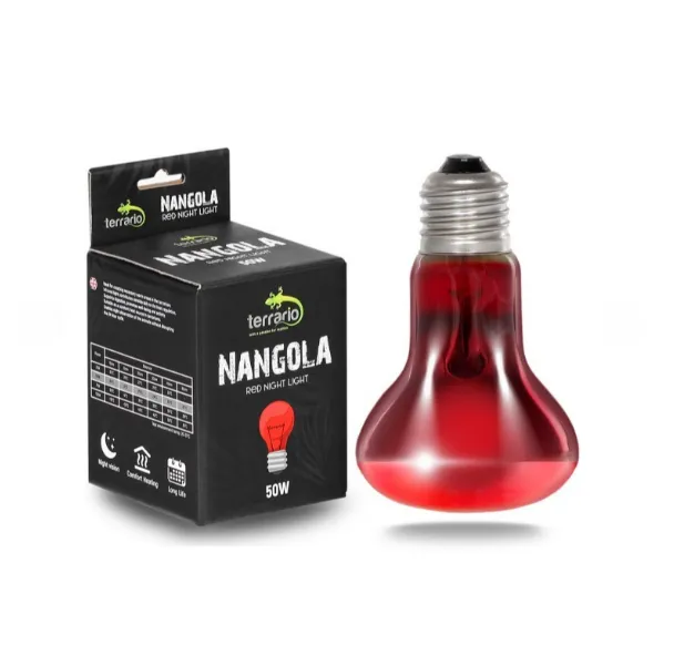 Інфрачервона нагрівальна лампа Terrario Nangola Red Night Light TR-NANGOLA-50W