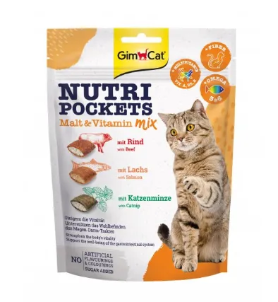 Nutri Pockets для котів Мультивітамін мікс 150г (G-419251/400693/409169)