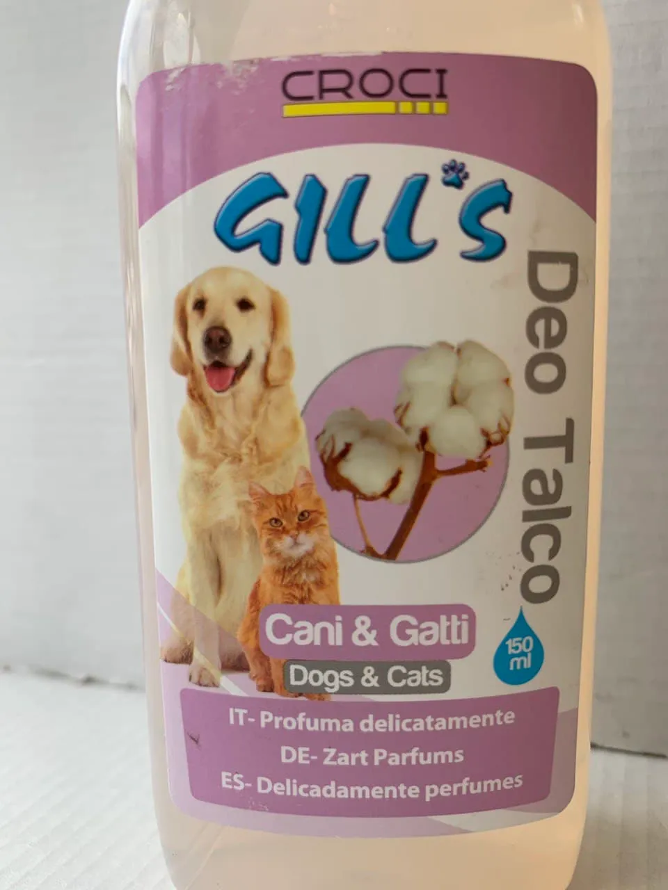 Дезодорант GILL'S з тальком, для котів і собак, 150мл