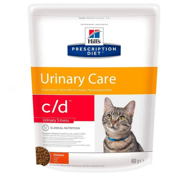 Hills C/D Mul Strs курка, стрес у котів, струвіти, оксалати, цистит 0.4кг 605981