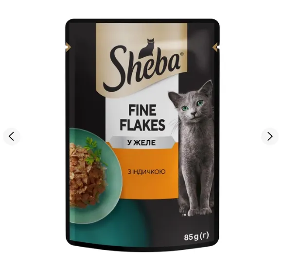 Sheba POU з індичкою в желе 85г