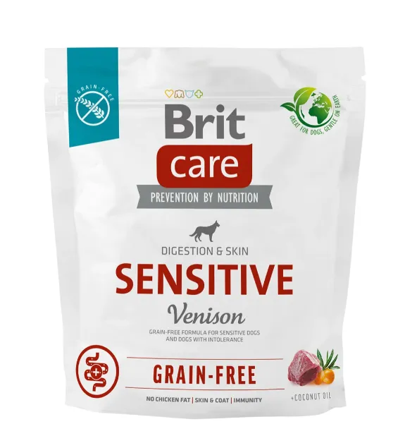 Brit Care GF Adult All Breed Sensitive Venison Оленина (для собак усіх порід з чут. травл.) 1кг
