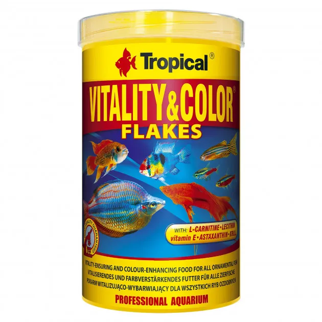 Vitality & Color 1000ml 200g корм для посилення кольору риб (пластівці) 77146