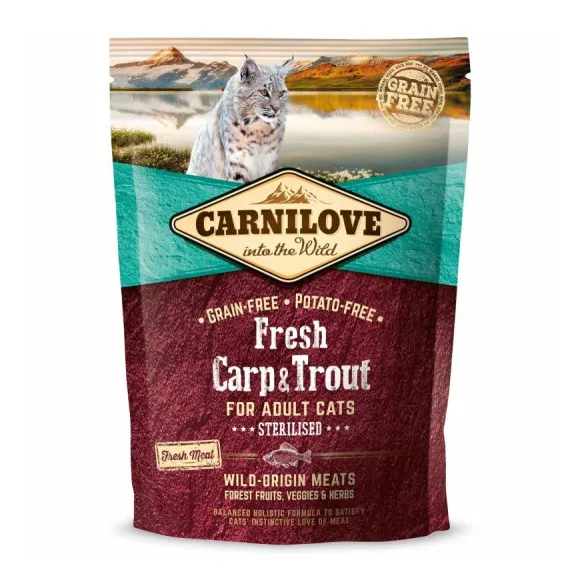Корм для котів Carnilove Fresh короп та форель 400г