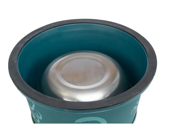 25247 Висока миска Trixie Long-Ear Bowl stainless steel 0.9л