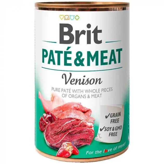 Brit Pate & Meat Dog 400g оленина
