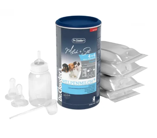 Dr. Clauders Pro Life Puppy Milk 0,4кг Набір (пляшечка+4пакети+3соски+ложка)