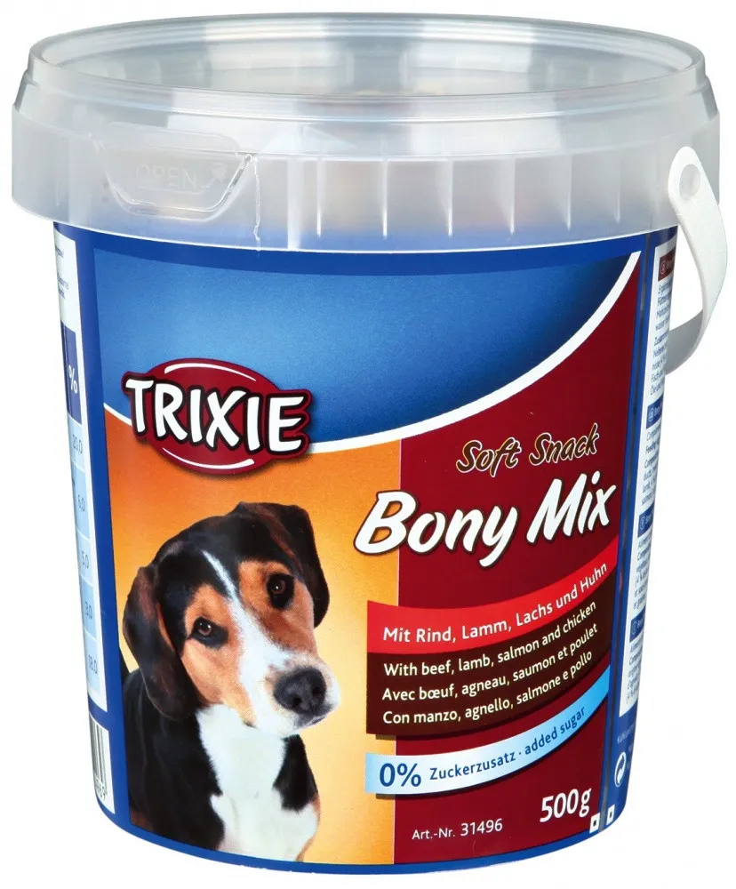 Trixie Soft Snack Bony Mix ласощі для собак (яловичина/курятина/лосось), 1 шт