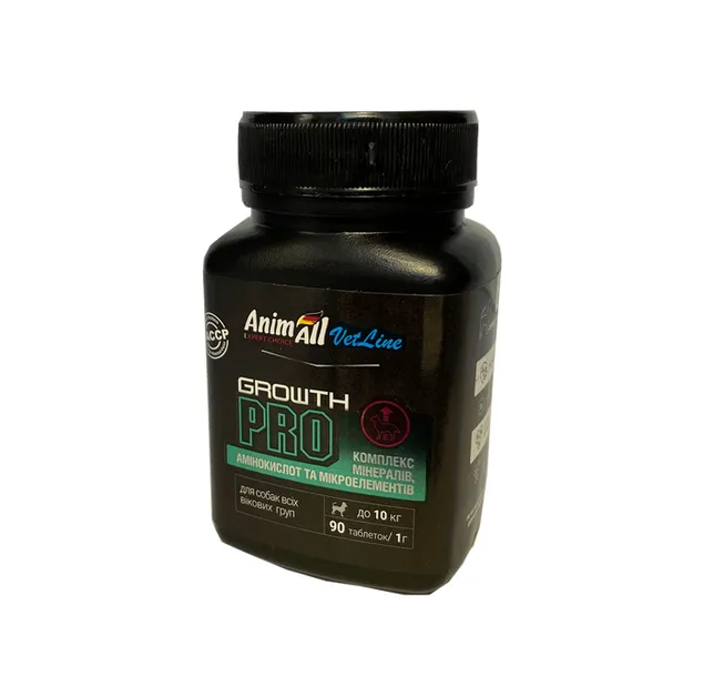 Вітаміни AnimAll VetLine Growth PRO для малих порід собак 90табл. 5508