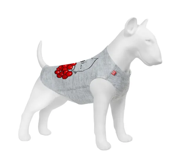 295-0228 Майка для собак WAUDOG Clothes малюнок "Калина", S35, В 48-54см, С 28-33см