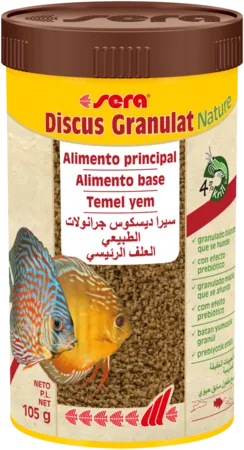Sera discus granules Nature-Корм для дискусів. Гранули 250мл (105г)