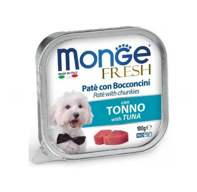 MONGE Fresh Tonno Консервований корм для собак, тунець 100г