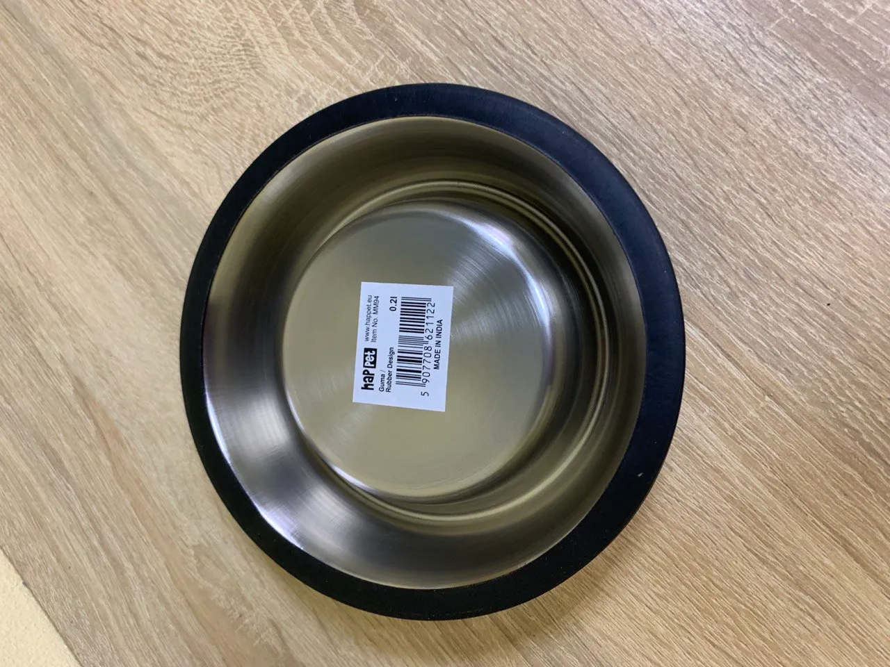 mm94 Миска металева Good dog на гумі 11см 0.20л