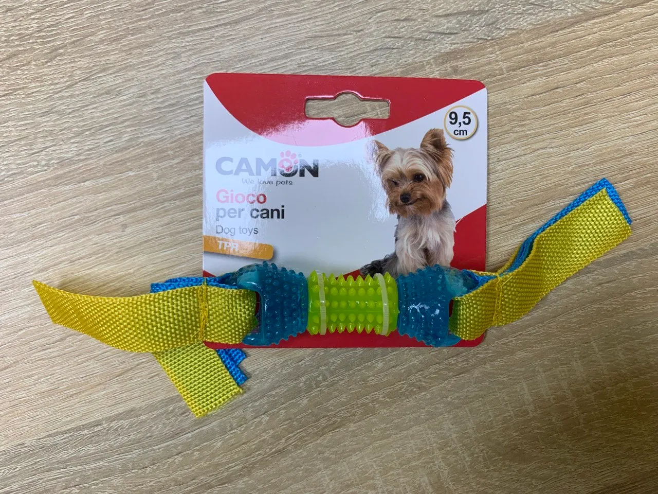 Іграшка для собак Camon Кістка TPR з стрічкою, 27см AD0394
