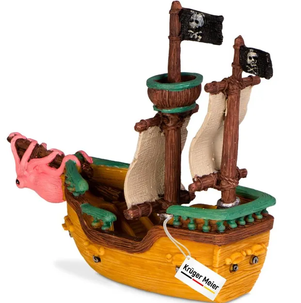 Декорація "Піратський корабель" Kruger Meier Pirate Ship S 16*6*15см КМ16614