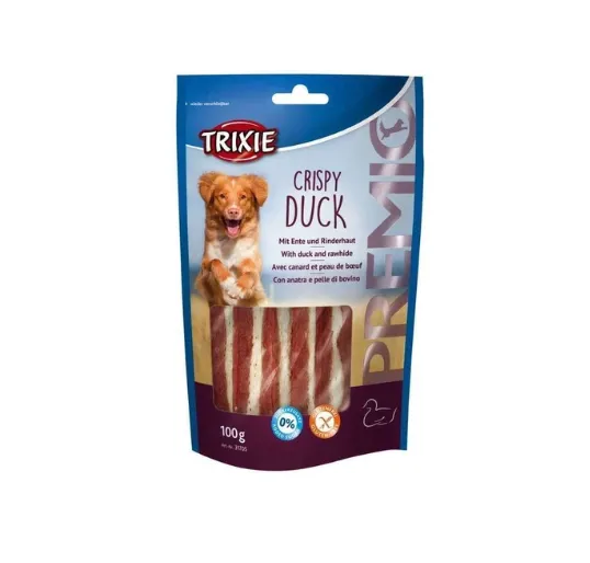 31705 Ласощі для собак Trixie Premio Crispy Duck качка 100г