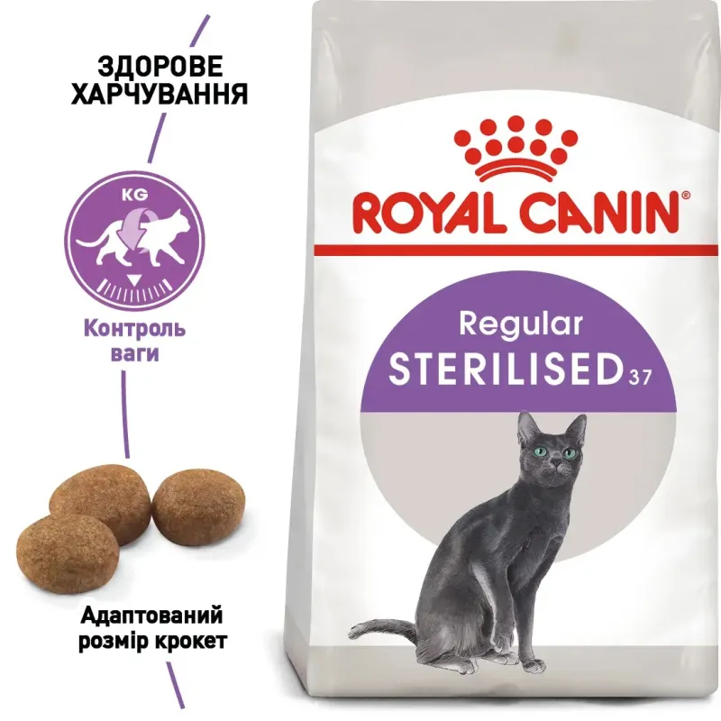Royal Canin, Sterilised 1.6+400кг