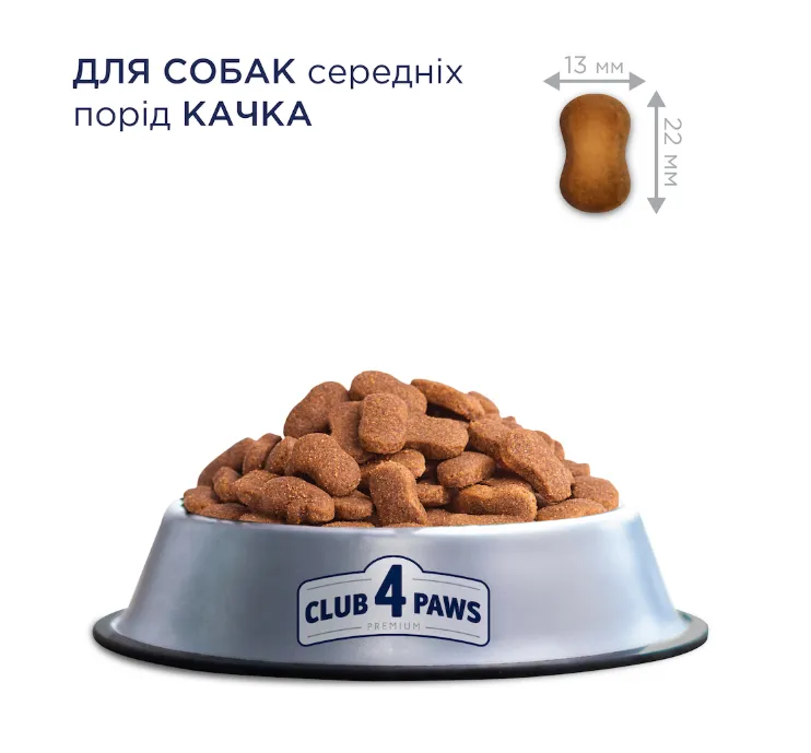К4Л для собак средніх порід з качкою 1кг 