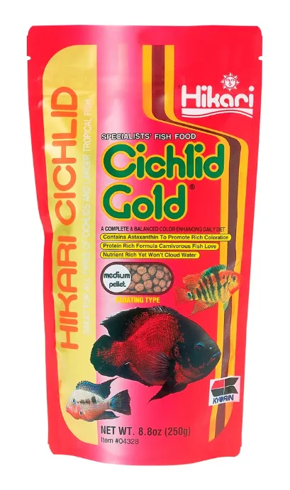 Hikari Cichlid Gold Medium Pellet 250g 04328