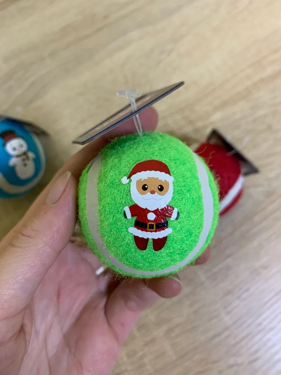65632 М'яч Xmas тенісний "Новорічний" 5см