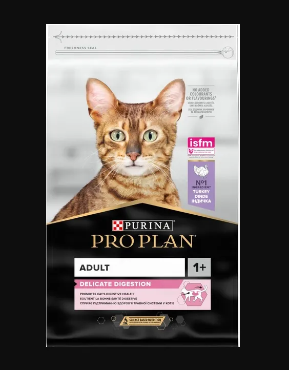ProPlan Delicate з індичкою для котів з чутливою шкірою 1кг