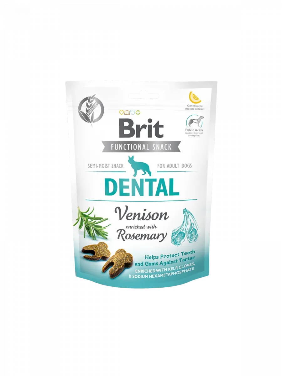Brit Care Dental Оленина з розмарином для собак 150г