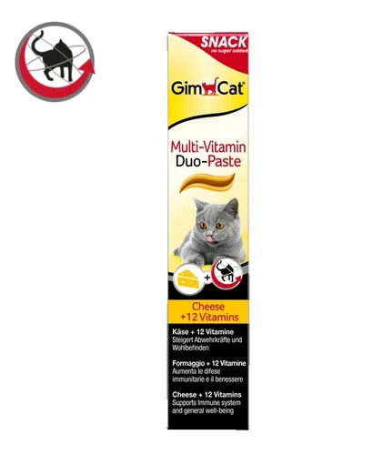 417240 GimCat DUO-паста для виводу шерсті+сир 50г